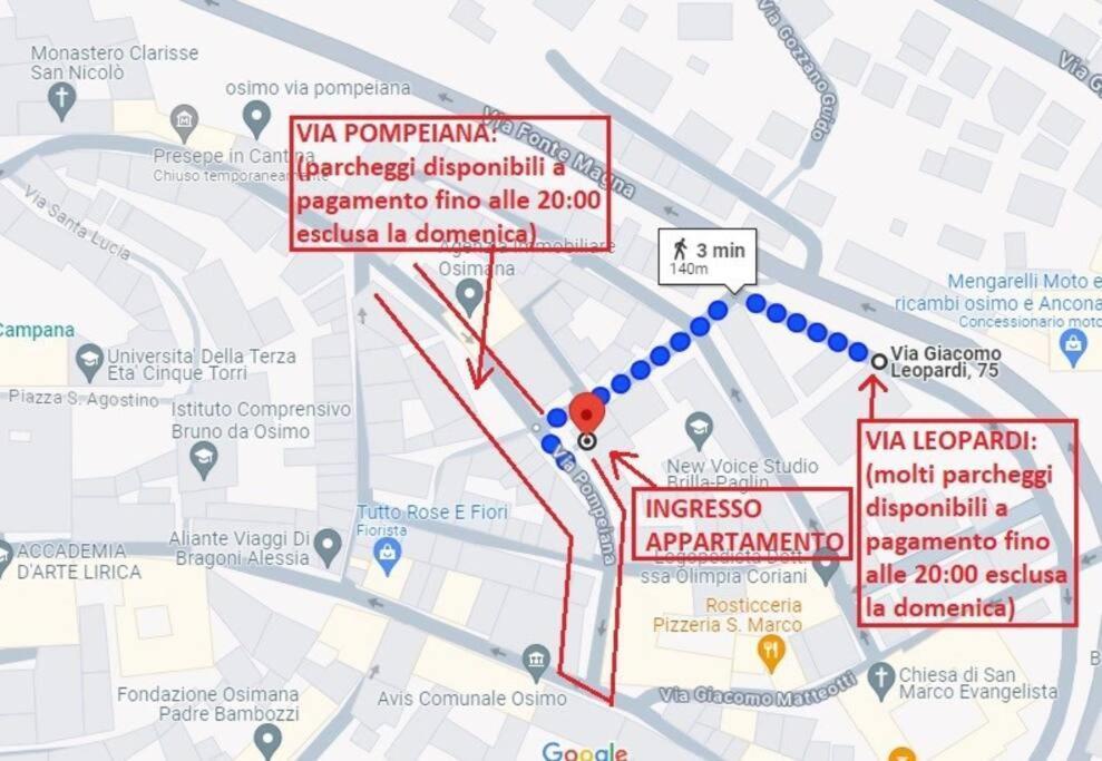 Osimo Nel Cuore Del Centro, Free Wi-Fi E Netflix Apartment ภายนอก รูปภาพ